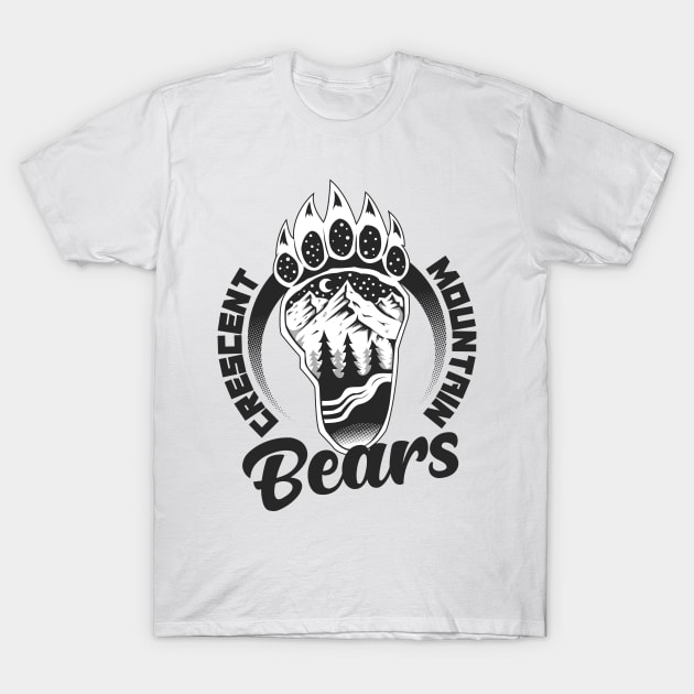 Cresent Bear Logo T-Shirt by EjLambo Designs